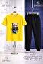 Children's Bear Style 11 No Printed T-Shirt Tracksuit Set