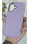 Matte Lilac Silicone Case with Metal Camera Frame Compatible with iPhone 17 - 3