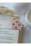 Bookmarks and Earrings Set of 2 Handmade Polymer Clay Heart Patterned Gift Bookmarks - 5