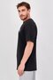 Men Relaxed Fit Short Sleeve Outdoor T-Shirt, Black - 2