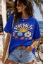 Stay Salty Sea-Themed Printed Unisex Oversize T-Shirt – Cotton Crew Neck Casual T-Shirt