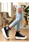 Demon Hunter Huntrix Drawing Printed Black High-Top Thick High-Soled Sports Shoes Sneaker - 2