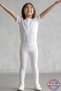 White Children's Tights - Soft, Flexible, Comfortable Cotton Anti-Sweat Girls' Tights - 7
