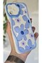 Samsung Galaxy A06 Case Pastel Blue Daisy Pattern Colorful Silicone Cover with Camera Protection - 4