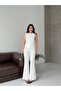 Buttoned Vest, High Waist, Slit-Cut Trousers Set - 6