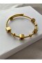 Clover Star Stone Square Gold Adjustable Bracelet - 3