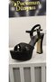 12 cm Platform Heeled Cross-Strapped Stone-Embellished Women's Shoes - 4