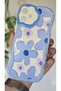Samsung Galaxy A06 Case Pastel Blue Daisy Pattern Colorful Silicone Cover with Camera Protection - 2
