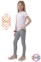 Anthracite Children's Tights - Soft, Flexible, Comfortable Cotton Anti-Sweat Girls' Tights - 7