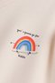 100% Cotton Baby and Kids Jumpsuit with Print Detail (Beige) - 3