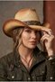Premium Straw Cowboy Hat - Western Hat with Vintage Detail - Embroidered Cowboy Hat - 2