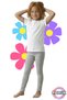 Gray Children's Tights - Soft, Flexible, Comfortable Cotton Anti-Sweat Girls' Tights - 5