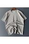 Double Face Fabric Oversize T-Shirt - 3