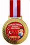 20 Pieces of I Can Read the Anthem Medal – School Award Set with Gold Color Ribbons - 2