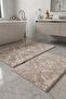 Bathroom Mat Set of 2 |   Machine Washable, Soft, Stain-Resistant |   60X100-40X60Cm - 3