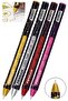Glitter Ballpoint Pen 4 Colors Pensan Jely Glitter Pilot Pen Ergonomic Grip Soft Writing Black Notebook