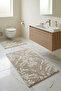 Bathroom Mat Set of 2 |   Machine Washable, Soft, Stain-Resistant |   60X100-40X60Cm