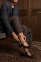 Angeli̇a Ankle-Tie Round Toe Women's Daily Shoes Brown - 4
