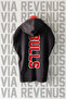 Bulls Front and Back Printed Zero Sleeve Hooded 100% Cotton Sports Tshirt