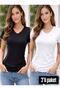 V Yakaka Stretch Fabric Cotton Piece Body