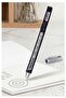 Glitter Ballpoint Pen 9 Colors Pensan Jely Glitter Pilot Pen Ergonomic Grip Soft Writing Black Notebook - 3