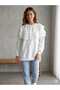 Women's Oversized Tunic with Layered Ruffle Detail on Front and Back 10770 - 2