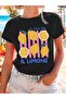 Unisex La Dolce Vita Lemon Printed Oversize Crew Neck T-Shirt