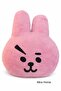 Decorative Plush Rabbit Children's Pillow 25X30 cm Pink - 3