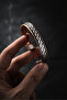 Men's and Women's Copper Bracelet with Magnet, Leather Striped Copper Bracelet - 6