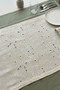 Britain Embroidered Stain-Resistant Seamless Runner (40 X 120 cm) - 2