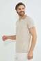 Striped Polo Neck T-Shirt - 5