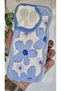 Infinix Smart 9 Case Pastel Blue Daisy Pattern Colorful Silicone Cover with Camera Protection - 3