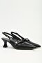 Black Women's Heeled Shoes Pc-55736 - 3
