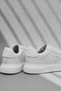 Men's White Comfortable Fit Thermo Sole Lace-Up Sports Shoes - 5