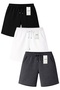 3-Pack Full-Fit Unisex Basic Shorts