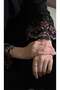 Royal Crepe Abaya with Odiyani Embroidery - 4