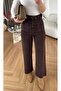 Women's High Waist Wide Leg Denim Pants with Patch Pockets - Retro Cut Jeans