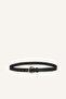 Women's Oval Buckle Faux Leather Casual Belt H5061Axns