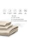 Beige 400 Thread Count Twin/Single Bed or Kids Bed 3 Piece Sheet Set - 3