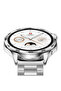 Smartwatch Silver Frame Silver Metal Strap - 3
