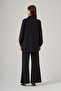 1046 Stone Detailed Front Detail Pants Suit - 4
