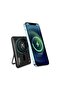 Magnetic Charging 3in1 Cardhold Power Bank 5000mAh Black - 3