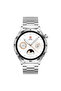 Smartwatch Silver Frame Silver Metal Strap - 4