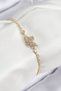 Stylish Brass Zircon Stone Swan Model Gold Color Women's Bracelet Teachers Mothers Valentine's Day Gift