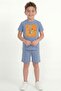 Boy's Printed Double Suit Set B20 - 2