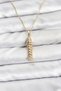 Stylish 316L Steel Chain Gold Color Fish Model Zircon Stone Women's Necklace Teachers Mothers Valentine's Day