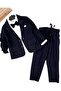 Boy's 2-9 Years Old 3-Piece Stylish Bow Tie Holiday Suit with Linen Jacket, Pants and Shirt, 100% Cotton - 2