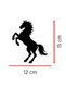 Galloping Horse Auto Sticker - Horse Silhouette Sticker – Car Hood Engine Sticker 12X15Cm - 3