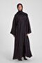 Mürdüm Shine Stone Embellished Abaya, Ferace & Shawl - Standard Size & Various Lengths - 4