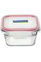 Glass Lock Square Glass Container - 3